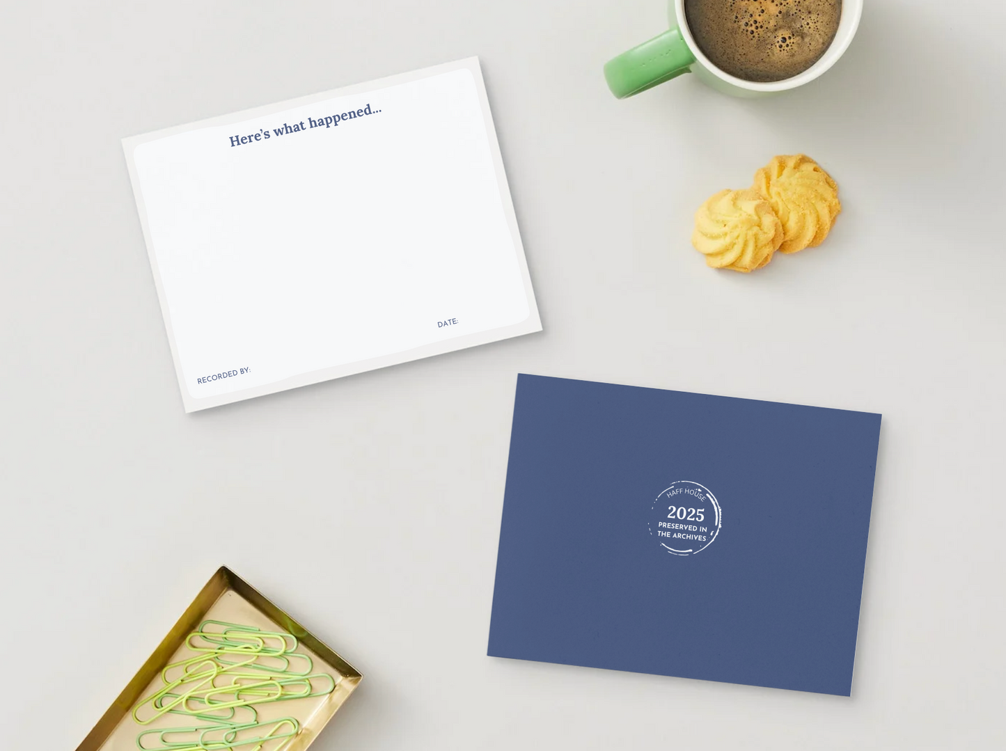 Haff House Memory Box: A Year of Real Life, One Card at a Time